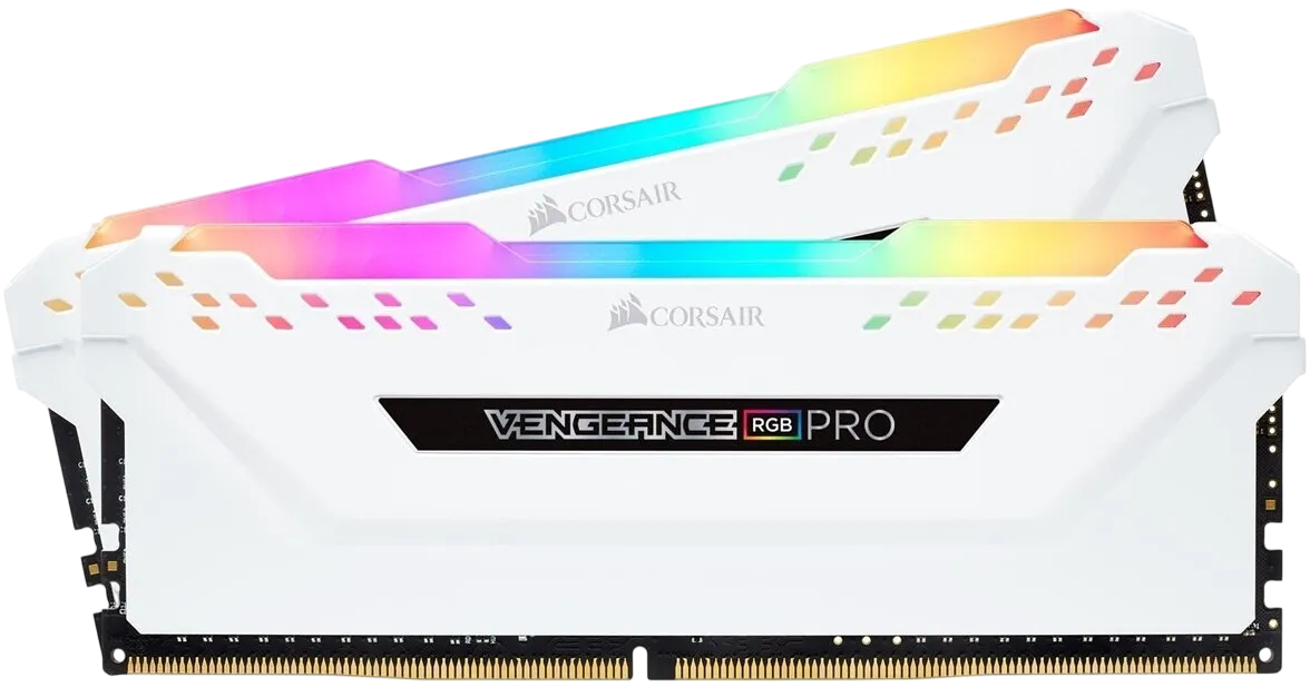 CORSAIR VENGEANCE RGB WHITE 16GB DDR4
